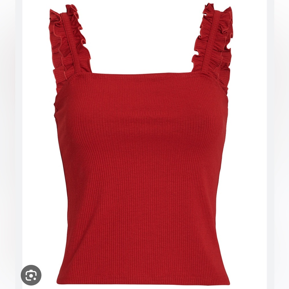Intermix Ivy Ruffle Tank Top